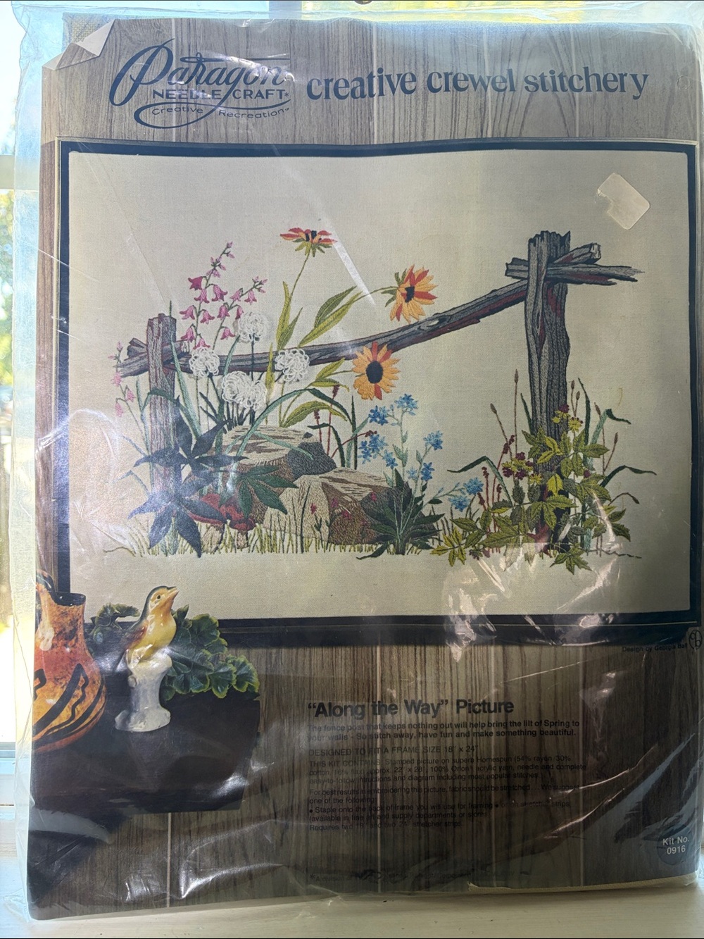 VTG 70’s Paragon Creative Crewel Stitchery